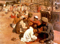 Edwin Lord Weeks Indian Barbers Saharanpore 1880 Fine Art Print