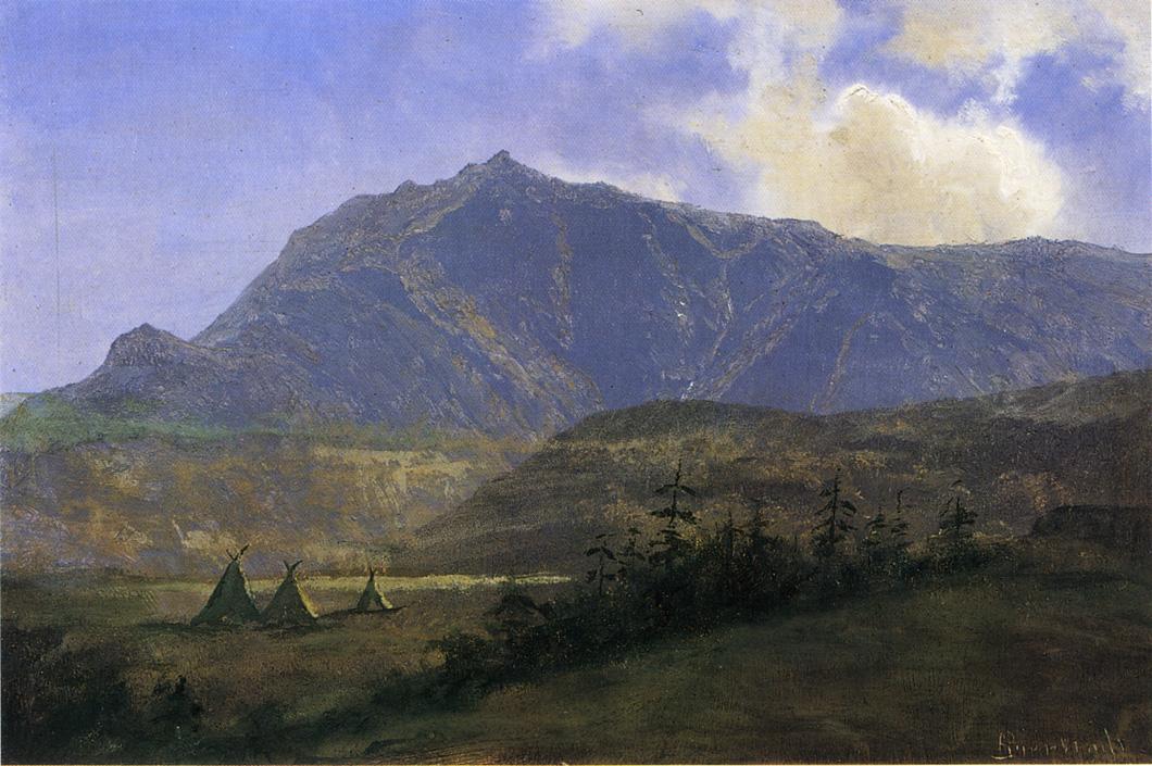 Albert Bierstadt Indian Encampment 1859 Fine Art Print