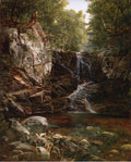 David Johnson Indian Falls 1853 Fine Art Print
