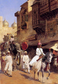 Edwin Lord Weeks Indian Prince And Parade Cermony 1895 Fine Art Print