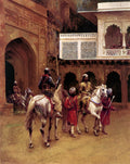 Edwin Lord Weeks Indian Prince, Palace Of Agra 1893 Fine Art Print