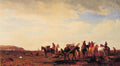 Albert Bierstadt Indians Travelling Near Fort Laramie 1861 Fine Art Print