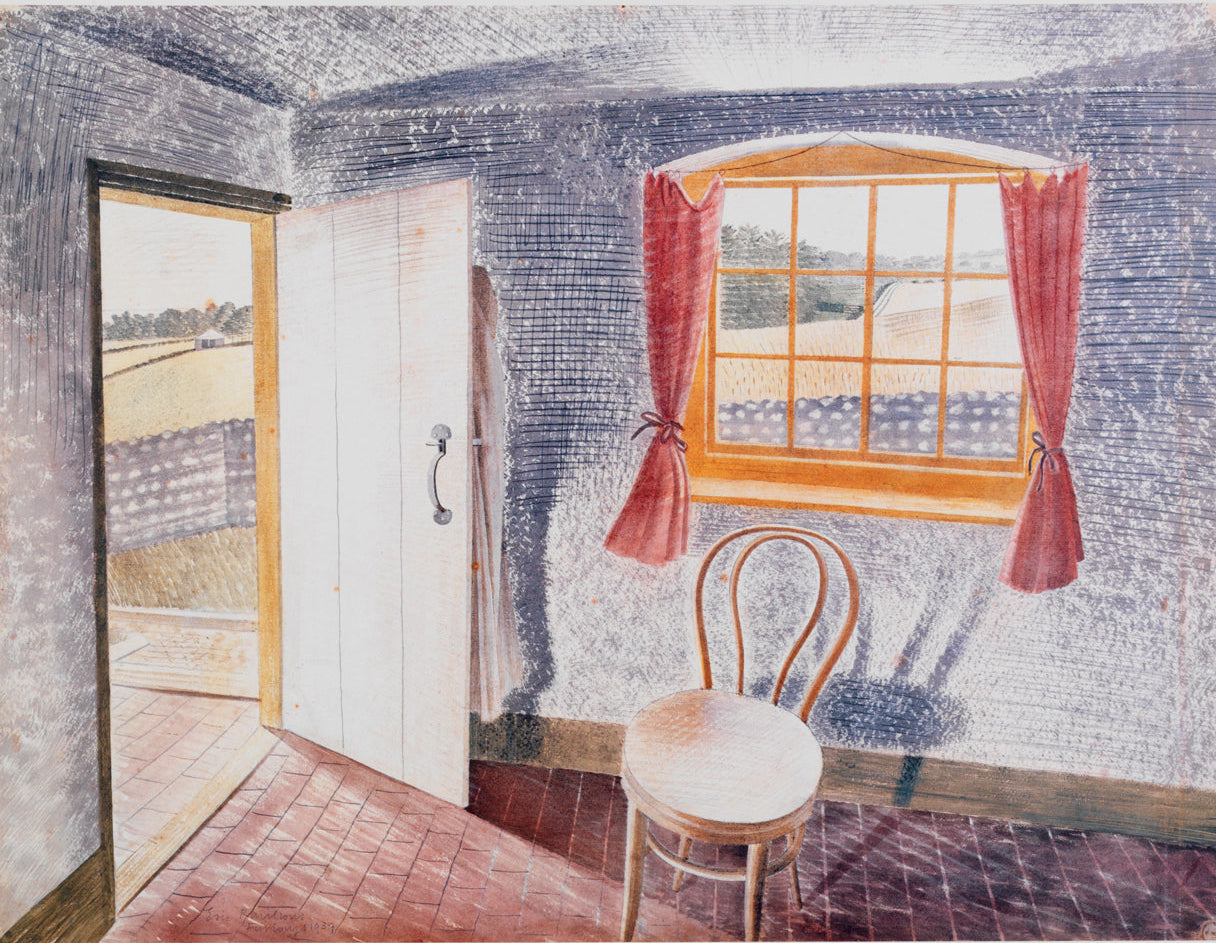 Eric Ravilious Interior at Furlongs 1931 Fine Art Print