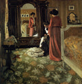 Felix Vallotton Interior, Bedroom with Two Figures 1904 Fine Art Print