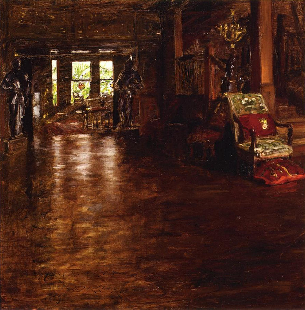 William Merritt Chase Interior, Oak Manor 1899 Fine Art Print