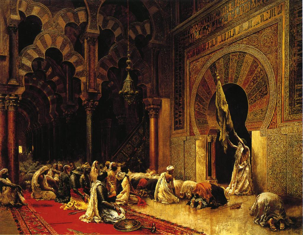 Edwin Lord Weeks Interior of the Mosque at Cordoba 1880 Fine Art Print