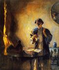 Frank W. Benson Interior 1911 Fine Art Print