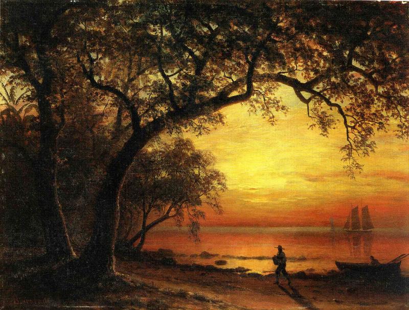 Albert Bierstadt Island of New Providence 1891 Fine Art Print