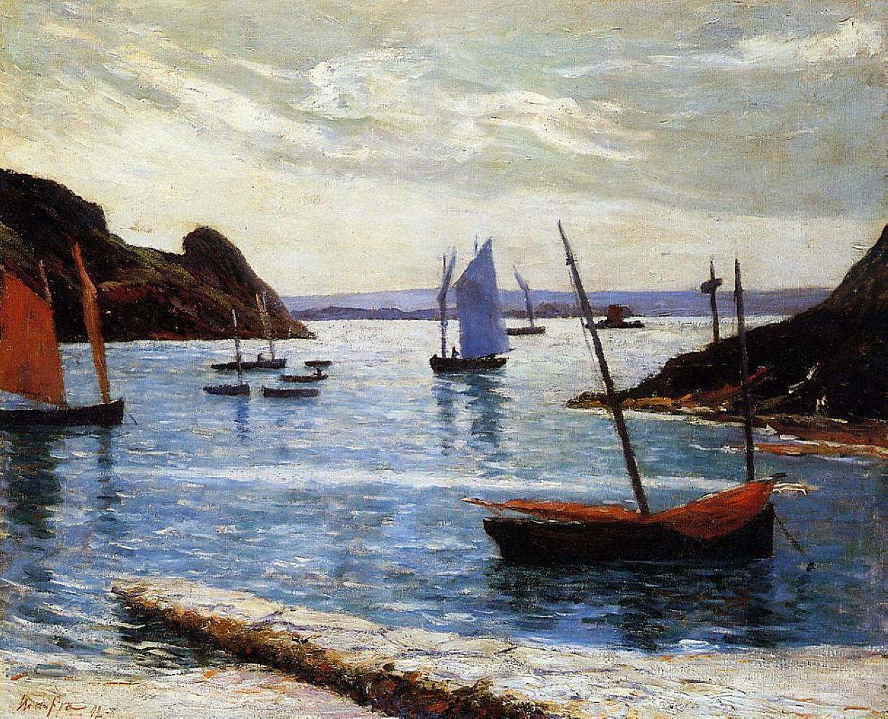 Maxime Maufra Isle of Brehat 1892 Fine Art Print