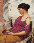 John William Godward Ismenia 1908 Fine Art Print
