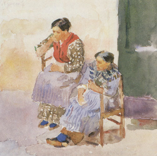 Vasily Surikov Italian Women #2 1884 Fine Art Print