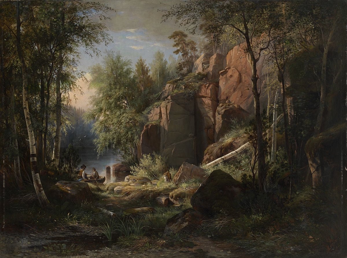 Ivan Shishkin View on the Outskirts of St. Petersburg 1856 Art Print Fine Art Print | Jakero77