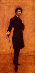 William Merritt Chase James Abbott McNeill Whistler 1885 Fine Art Print