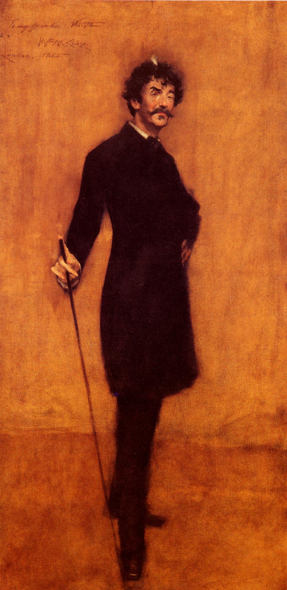 William Merritt Chase James Abbott McNeill Whistler 1885 Fine Art Print