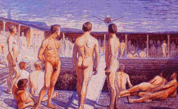 Eugène Jansson Badtavla 1908 Fine Art Print