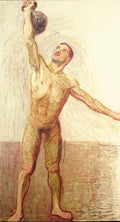 Eugène Jansson Heavy Weight Lifter 1912 Fine Art Print
