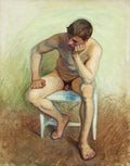 Eugène Jansson Nu Assis 1906 Fine Art Print