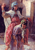 Nasreddine Dinet Girls Games 1896 Fine Art Print