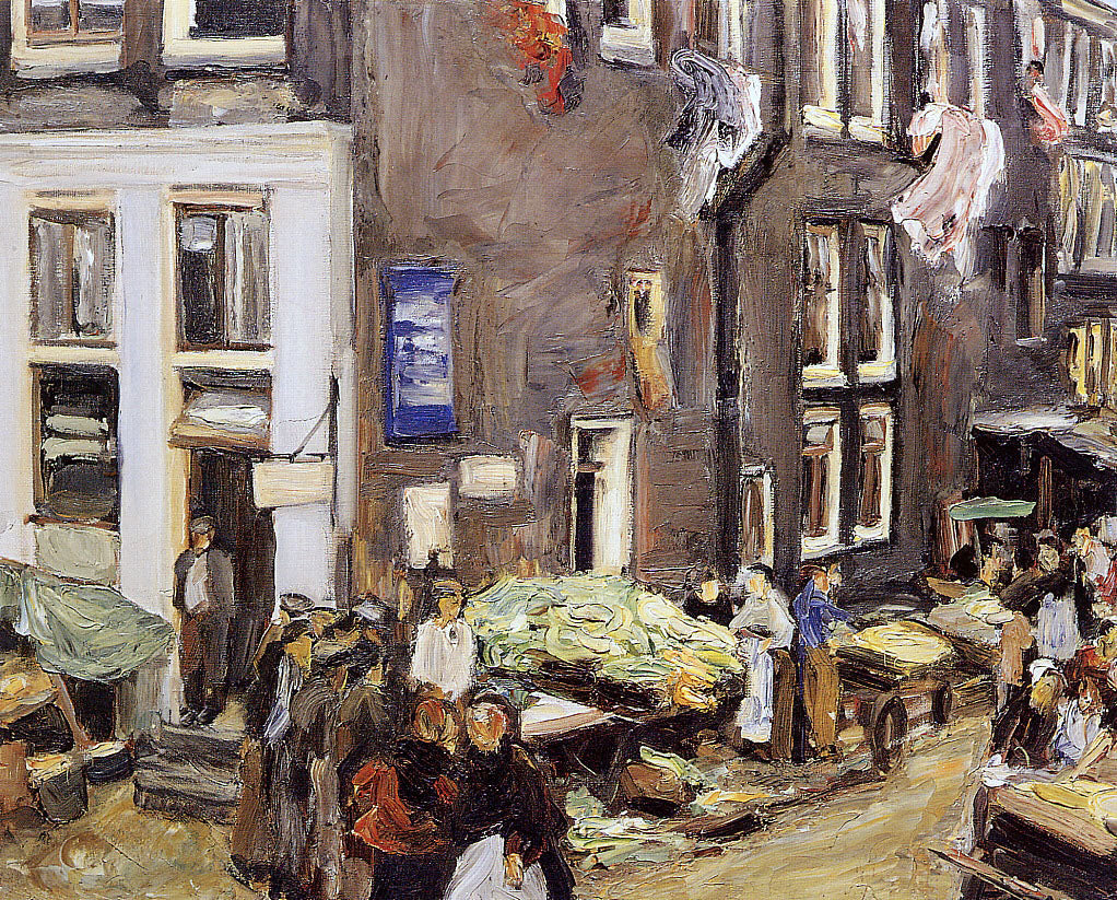Max Liebermann Jewish quarter in Amsterdam 1905 Fine Art Print