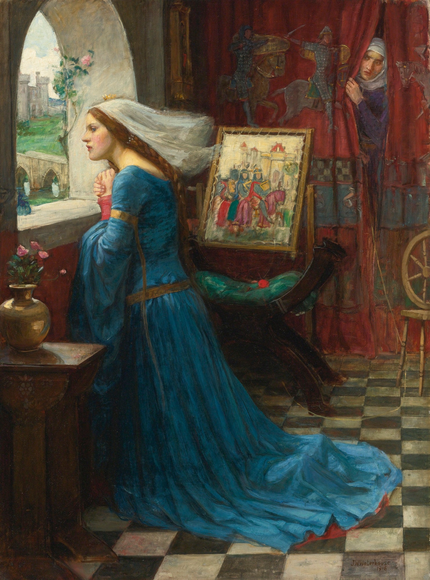 John William Waterhouse Fair Rosamund (study) 1916 Fine Art Print