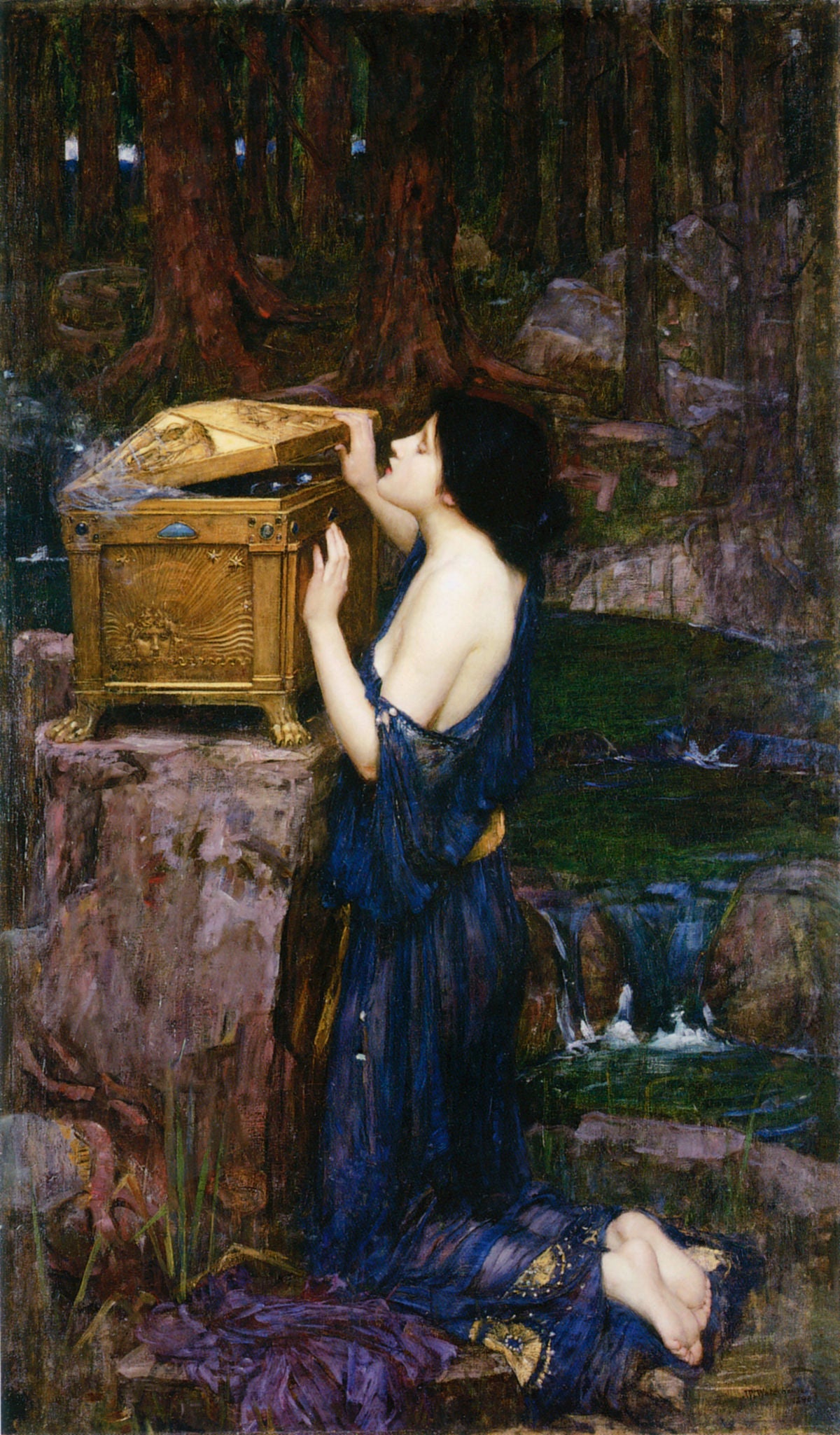 John William Waterhouse Pandora 1898 Fine Art Print