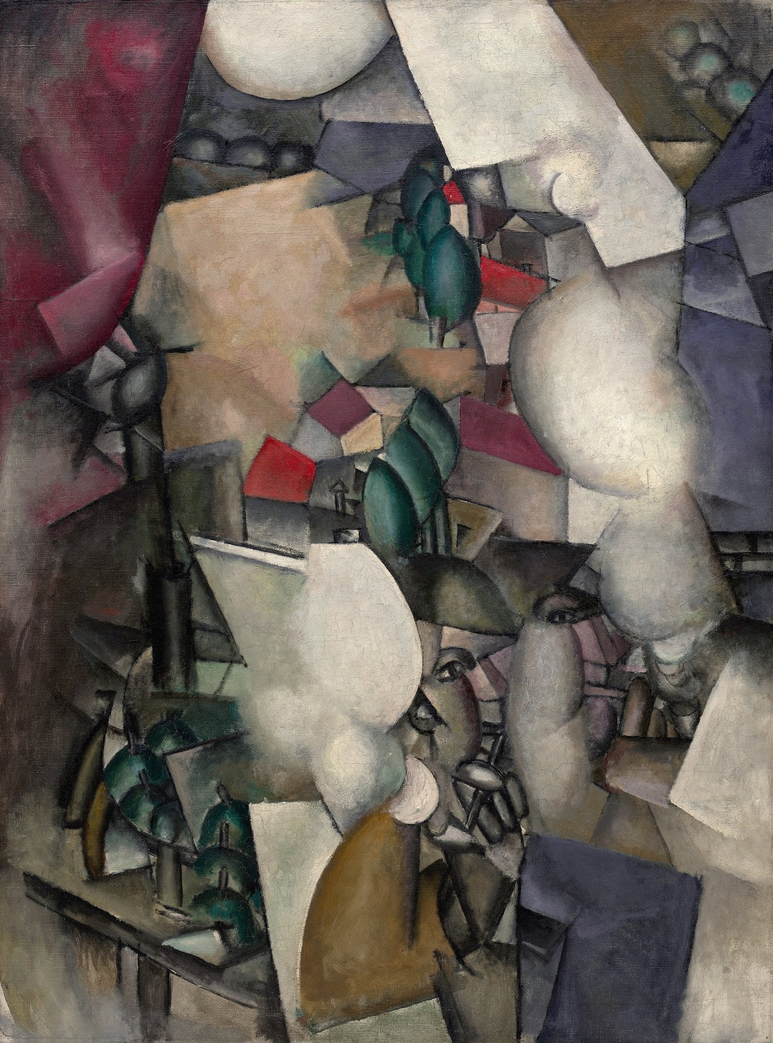 Joseph Fernand Henri Leger The Smokers Les Fumeurs 1911 Fine Art Print Fine Art Print | Jakero77