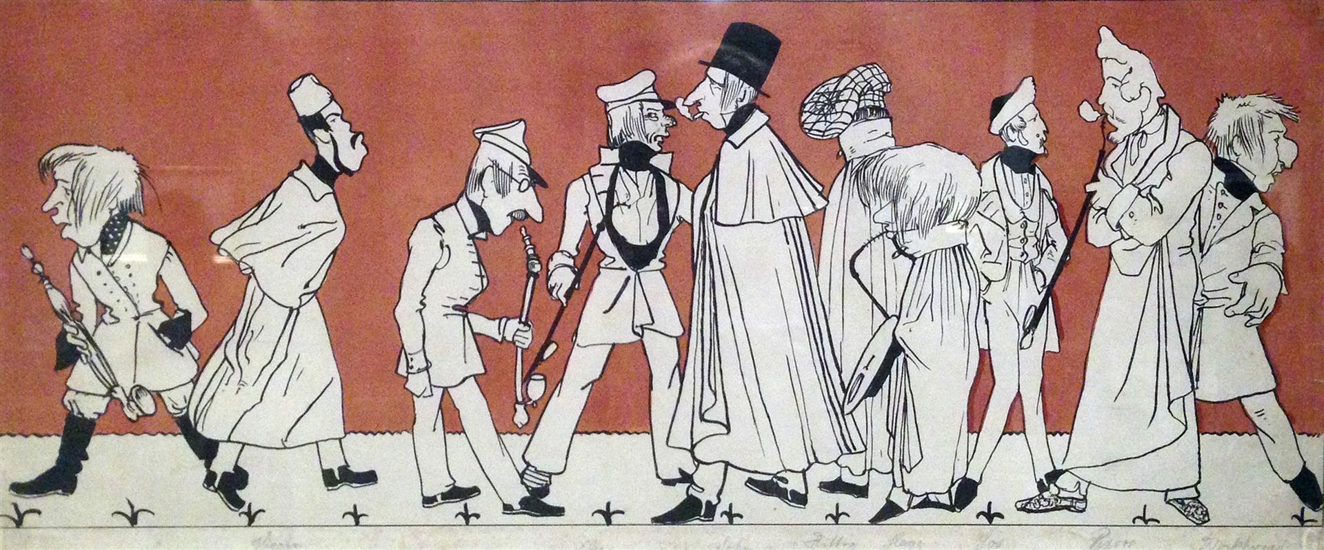 Andreas Achenbach Train of the Düsseldorf Artists #2 1837 Fine Art Print