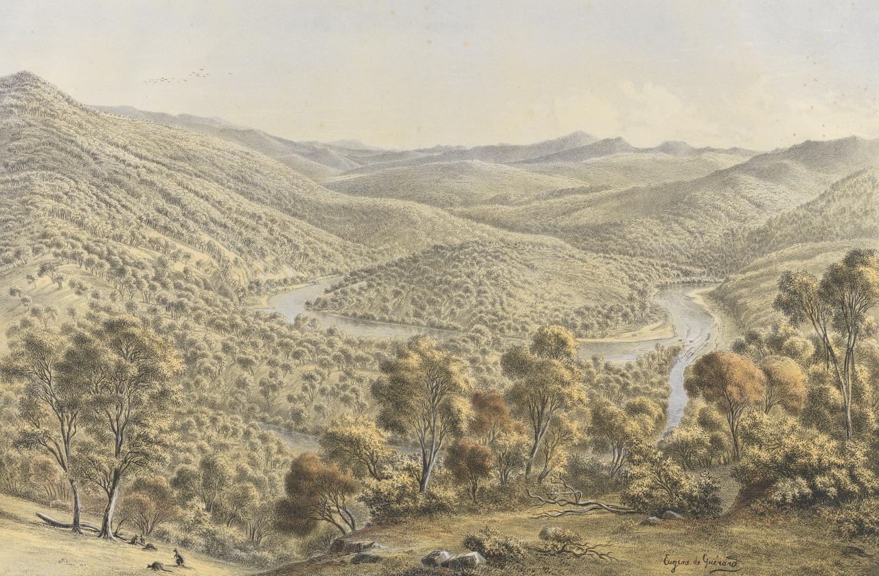 Eugene von Guerard Junction of the Buchan and Snowy Rivers, Gippsland 1867 Fine Art Print