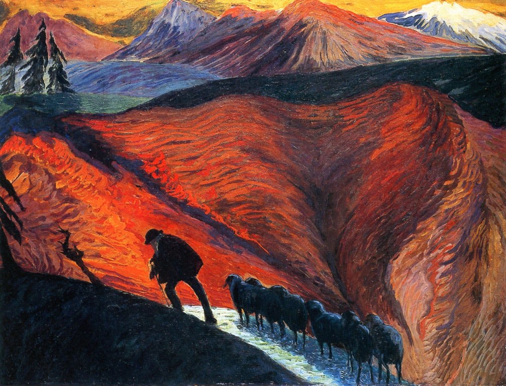 Marianne von Werefkin Untitled 1910 Flock of Sheep Fine Art Print