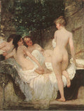 Károly Lotz After the Bath 1880 Fine Art Print
