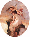 Károly Lotz Amor and Psyche 1902 Fine Art Print