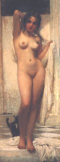 Károly Lotz Bathing Woman 1901 Fine Art Print