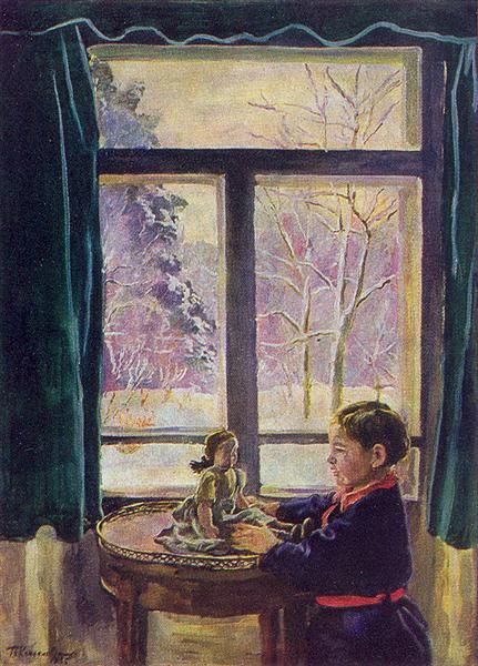 Pyotr Konchalovsky Katya by the Window 1935 Fine Art Print