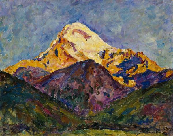 Pyotr Konchalovsky Kazbek. Early Morning (5:00 am). 1927 Fine Art Print
