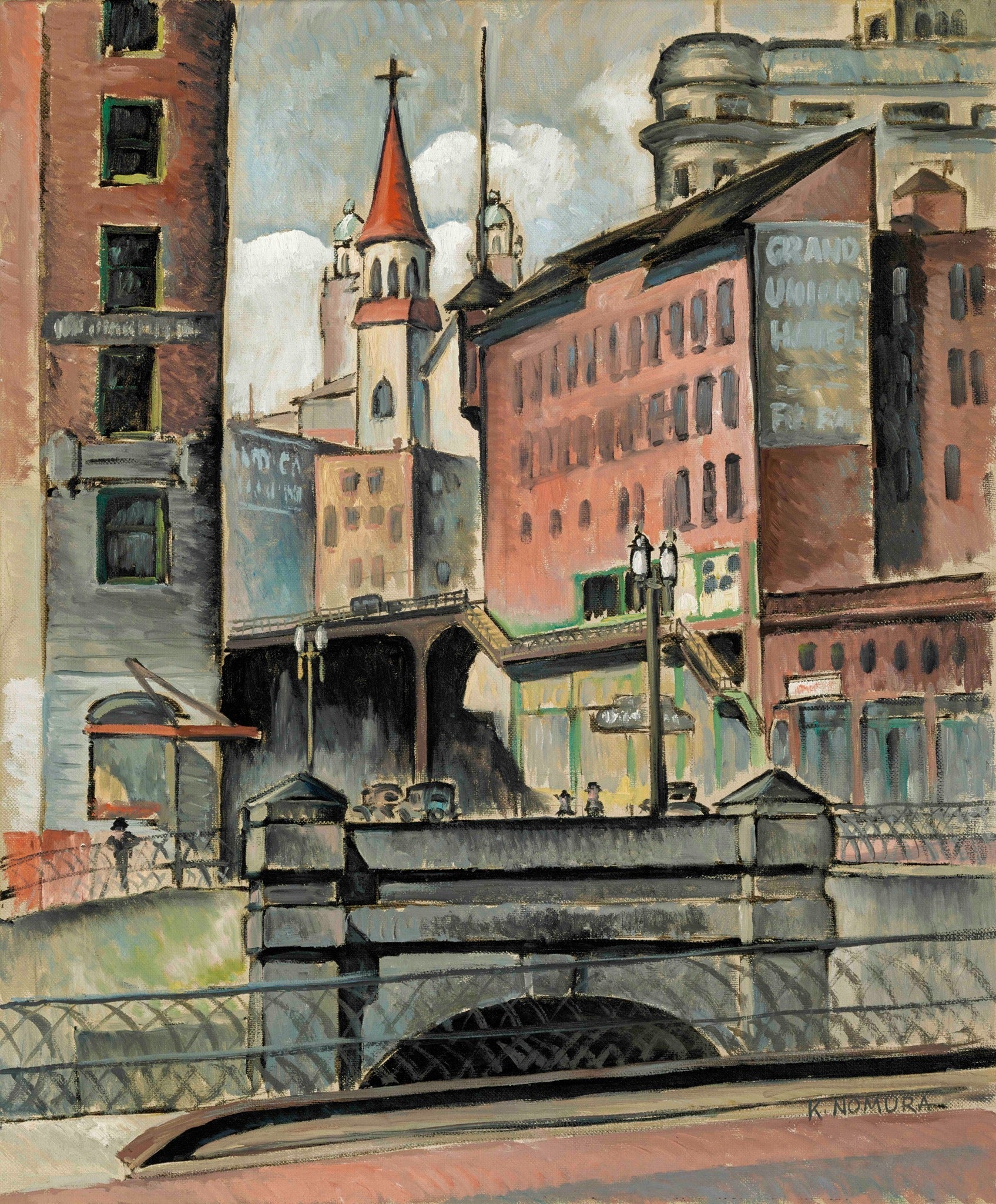 {{ product_title }} Fine Art Print | {{ product_vendor }} Jakero77 Kenjiro Nomura Fourth Avenue Railroad Tunnel 1935 Seattle Fine Art Print Art Print  Jakero77