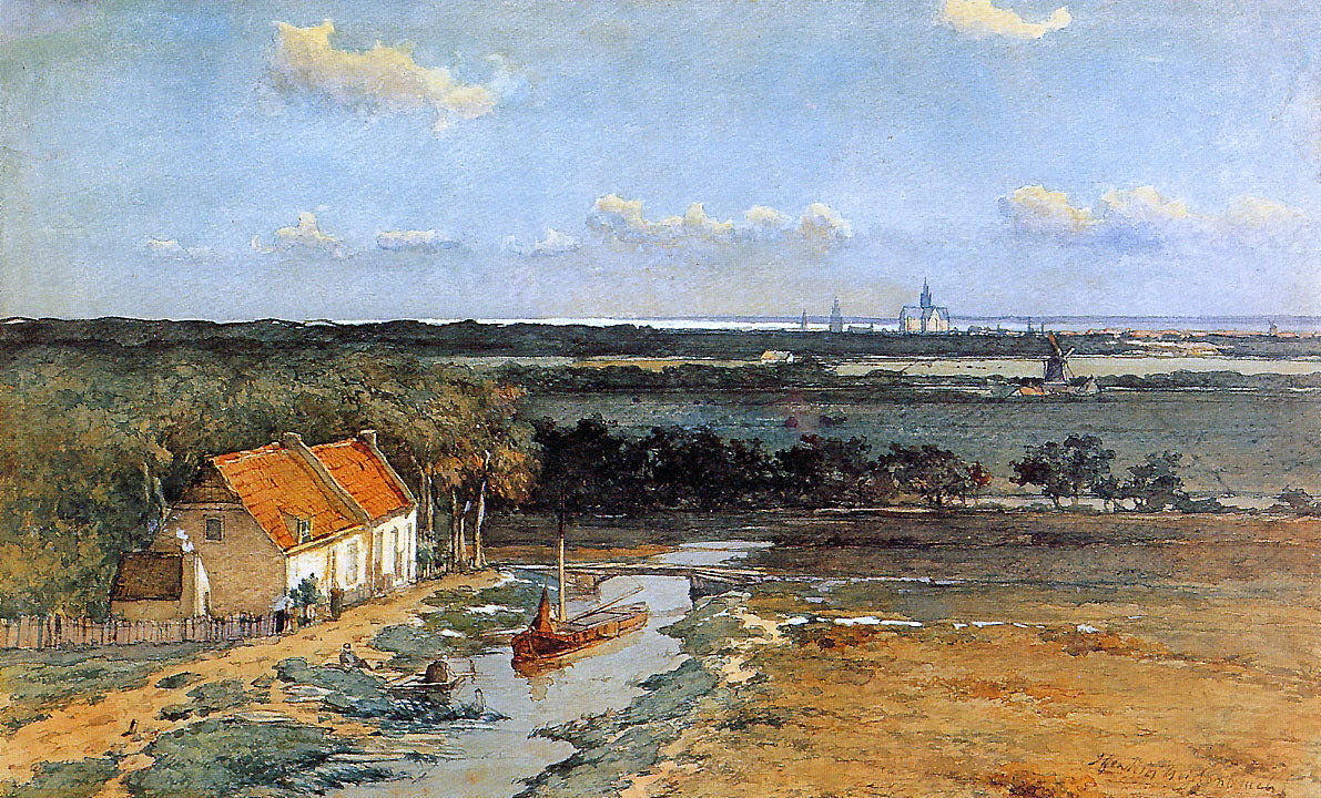 Johan Hendrik Weissenbruch Kennemerland 1873 Fine Art Print
