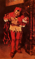 William Merritt Chase Keying Up, The Court Jester 1875 Fine Art Print