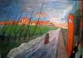 Marianne von Werefkin Untitled 1913 Old Woman Walking Fine Art Print