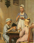 Albrecht Anker Children's breakfast 1879 Fine Art Print