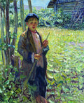 Nikolay Bogdanov Belsky Kondratiy 1939 Fine Art Print