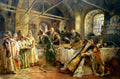 Konstantin Makovsky Kissing Ceremony 1895 Fine Art Print