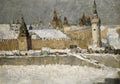 Ilya Mashkov Kremlin in Winter 1914 Fine Art Print
