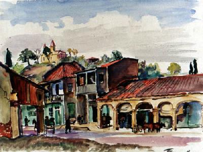 Pyotr Konchalovsky Kutaisi 1935 Fine Art Print