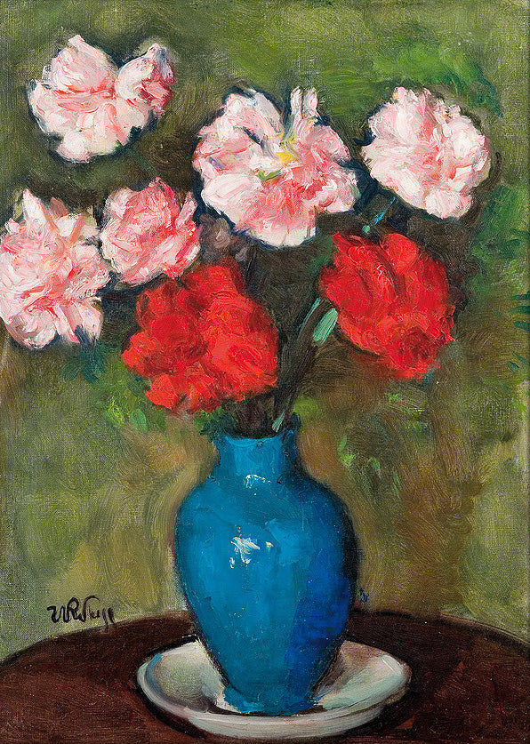 Wojciech Weiss Flowers in Vase 1907 Fine Art Print