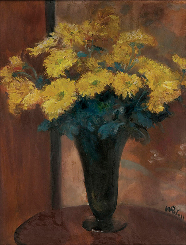 Wojciech Weiss Flowers 1908 Fine Art Print