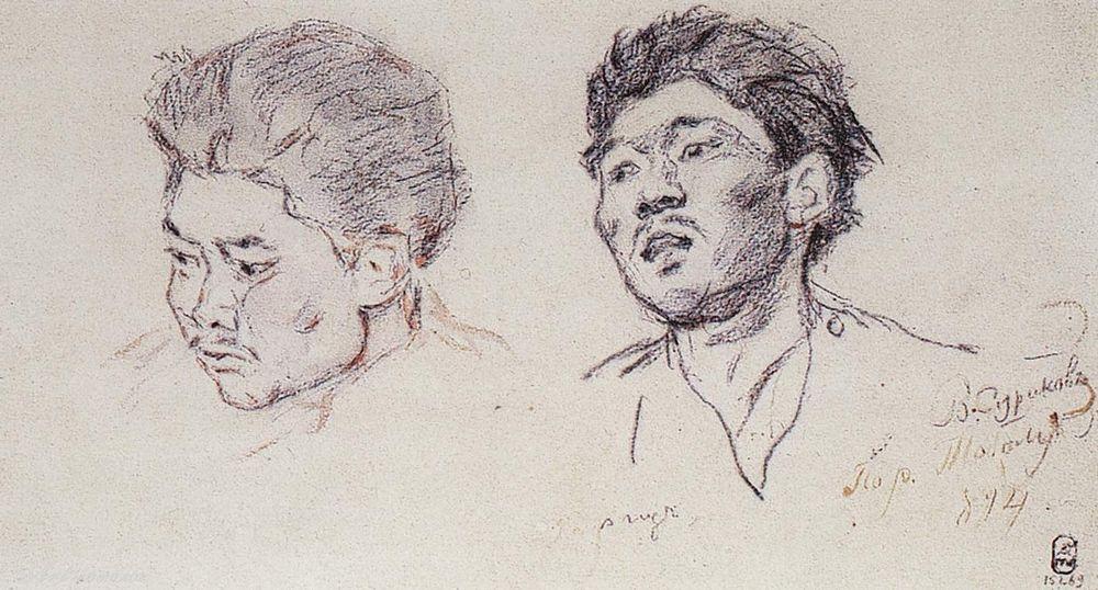 Vasily Surikov Kyrgyz 1894 Fine Art Print