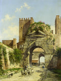 Antonietta Brandeis L'Arco Di Druso, Rome 1910 Fine Art Print