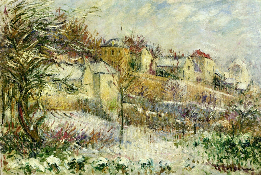 Gustave Loiseau L'Hermitage in Pontoise 1899 Fine Art Print