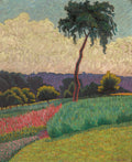 Léo Gausson Landscape In Provence 1891 Fine Art Print