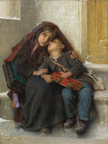 Léon Bazile Perrault Out in the Cold 1890 Fine Art Print
